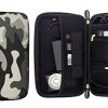 UNIGEAR Hard Travel Tech Organizer Case Bag for Electronics Accessories Charger Cord Portable External Hard Drive USB Cables Power Bank SD Memory Cards Earphone Flash Drive (Large, Camouflage)