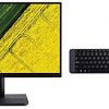 Acer 21.5 inch (55 cm) Monitor - ET221Q (Black) with Logitech MK215 Keyboard Combo