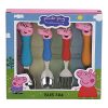Asera Stainless Steel Baby Feeding Spoon and Fork Cutlery Set for Kids Peppa Pig Design Navratras Kanjak Gift (1 Pcs)