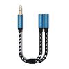Kinsound Headphone Splitter Cable, 3.5 mm 1 Male to 2 Female Stereo Audio Y Splitter Aux Cable Dual Headphone Jack Adapter (Not Support Mic & Record)