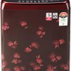LG 6.5 Kg 5 Star Smart Inverter Fully-Automatic Top Loading Washing Machine (T65SJDR1Z, Red Floral Pattern, Punch+3)