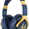 Motorola Pulse 3 Max Over Ear Wired Headphones with Alexa (Blue)