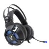 Redgear Cosmo 7.1 USB Wired Gaming Headphones with RGB LED Effect, Mic and in-line Controller for PC (Black)
