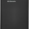 Western Digital Elements 1TB USB 3.0 Portable External Hard Drive (Black)