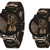 Acnos Steel Strap Analog Lover Watch Combo for Couple Pack of - 2 (Love-Couple)