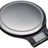 AmazonBasics Stainless Steel Digital Kitchen Scale with LCD Display (Batteries Included) , 5Kg (Black)