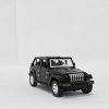Brunte Kids Die cast Metal Scale Model of The Modern Open Top Black SUV with Opening Door Mechanism Play for Kids Cars Toys for Kids