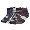 CREATURE Men's Ankle Length Formal/Casual Socks (Multicolour; Free Size, SCS-2701) -6 Pairs