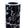 Elton Black Marble High Gloss Vinyl Self Adhesive Waterproof Wallpaper Furniture Film Interior Film Contact Paper For Walls table top ,Furniture, Almirah Doors And other DIY, Renovation Project 16 x 60 Inches
