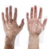 H & S Designer Studio Imported Disposable Polythene Hand Gloves, Transparent with Powder Free - (Pack of 100 to 1000 Pieces) (500)