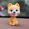 HSR Car Ornaments Bobblehead Dog Nodding Puppy Toys Car Dashboard Decor Toy Lovely Wobble Shaking Head Dolls (Doggy Name C)