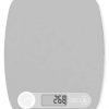 HealthSense Chef-Mate KS 40 Digital Kitchen Weighing Scale & Food Weight Machine for Health, Fitness, Home Baking & Cooking, 1 Year Warranty & Battery Included (Milk Grey)