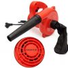JAKMISTER 600 W, 70 Miles/Hour Unbreakable Plastic Electric Air Blower Dust PC Vacuum Cleaner (Standard Size, Red)