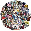 Junkyard Vinyl Stickers for scroobook, Electronic Gadgets, Vehicles (Pack of 50). Vol.2