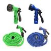 KESHAV Expandable Hose 15m Plastic Pipe Nozzle for Garden Wash Car Bike with Spray Gun and 7 Adjustable Modes Magic Flexible Water Hose Plastic Hoses Pipe with Spray Gun {Premium Edition}(Pake of 1)