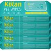 Kolan Pet Wipes/Grooming Wipes for Dogs, Cats, 60 Count (Pack of 5)