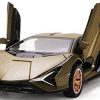 Learn With Fun 1:32 Scale DieCast Metal Model Lamborgini Sian Pull Back Car Toy with Light & Sound, Openable Hood, Trunk and Doors Best Gift for Boys and Girls Above 3 Years