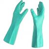 Lukzer 1Pair Multipurpose Reusable Waterproof Household Hand Gloves Chemical Resistant Ideal for Industrial Purpose Food Processing Agriculture (Size: Large)