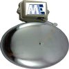 MME Steel Huge Sound Electrical Industrial Gong Bell (15 Inch, Grey)