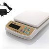 POOTER Electronic Kitchen Digital Weighing Scale 10 Kg, Weight Machines for Kitchen, Weight Machine, Weight Scale Kitchen, Kitchen Weight Machine Digital (Sf400A with Adapter)