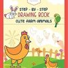 PepPlay Step by Step Drawing Book - Cute Farm Animal