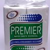 Premier Kitchen Tissue 60 Pulls 2 Ply Roll 4x1 Pack