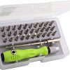 Pruthvik 32 in 1 Mini Screwdriver Bits Set with Magnetic Flexible Extension Rod for Home Appliance Repairing Preparations