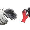 SAFEYURA® Cut Resistant Gloves Hand Protection Cut Proof Safety Gloves for Kitchen, Wood Carving, Gardening, Industrial Multipurpose RED Black & Grey