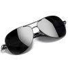 SIMSCO Polarized Aviator TAC Material Medium Size Wayfarer Men's Sunglasses (SG-E001C-NP| Black, 30W x 34L)