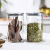 SRTE Borosilicate Glass Jar with Stainless Steel Lid, 1 Kg, Airtight Glass Jar for Kitchen Storage, 1000 ml (Piece of 1)