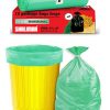 Shalimar Premium OXO - Biodegradable Garbage Bags (Large) Size 60 cm x 81 cm 4 Rolls (60 Bags) (Dustbin Bag/Trash Bag) (Green Colour)