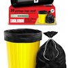 Shalimar Premium OXO - Biodegradable Garbage Bags (Small) Size 43 cm x 51 cm 6 Rolls (180 Bags) ( Dustbin Bag / Trash Bag ) ( Black Colour )