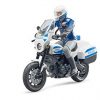 UNITED AGENCIES Bworld Scrambler Ducati Police Motor Bike and Policeman