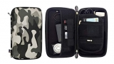UNIGEAR Hard Travel Tech Organizer Case Bag for Electronics Accessories Charger Cord Portable External Hard Drive USB Cables Power Bank SD Memory Cards Earphone Flash Drive (Large, Camouflage)