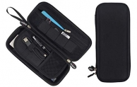UNIGEAR Hard Travel Tech Organizer Case Bag for Electronics Accessories Charger Cord Portable External Hard Drive USB Cables Power Bank SD Memory Cards Earphone Flash Drive (Medium, Black)