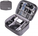 AREO (Grey) Travel Electronic Accessories Organizer Bag Case for Cable Charger…