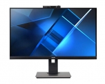 Acer B277D 27 Inch Full HD 1920 X 1080 LED Monitor with FHD Adjustable Webcam I Height Adjustment and Pivot I VGA HDMI and Display Port I Stereo Speakers