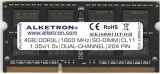 Alketron Dual Channel CL11 DDR3 RAM for Laptop 4GB 1600MHz SODIMM