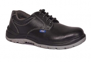 Allen Cooper AC 1102 Men’s Safety Shoe, ISI Marked for IS:15298, 200J Steel Toe Cap, Size – 7 UK, Black