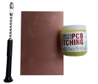 Anil Electronics store PCB Design Kit (PCB, Etching Powder, HandDrill, Drill Bit)