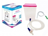 DALUCI® PVC Can Enema Kit for Home Use | Reusable & washable | 1500 ml Square Pot Pack Of 1 |