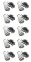 DMC Nylon Industrial & Home Safety Cut Resistant Hand Gloves 10 Pairs White & Grey