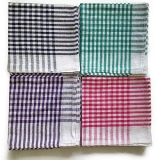 EaglesFord Kitchen Duster Wet Dry Cotton Cleaning Cloth/Mop 18x18inch (Pack of 12)