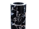 Elton Black Marble High Gloss Vinyl Self Adhesive Waterproof Wallpaper Furniture Film Interior Film Contact Paper For Walls table top ,Furniture, Almirah Doors And other DIY, Renovation Project 16 x 60 Inches
