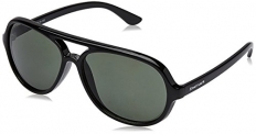 Fastrack UV protected Square Men’s Sunglasses (P358BK2|57 millimeters|Black)