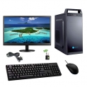 Gandiva Desktop Computer (Core I3 1st Gen CPU/H55 Board/8GB DDR3 RAM/500GB HDD/USB Keyboard & Mouse/WiFi) Pre Installed Windows10 & MS Office(Trail Version) and Antivirus(Free Version) (18.5″ Monitor)