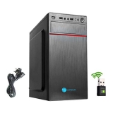Gandiva Economical CI31ST Desktop Computer (Core I3 1st Gen CPU/H55 Motherboard/4GB DDR3 RAM/WiFi Facility) Windows 10 & MS Office(Trail Version) & Antivirus (Free Version) (500GB HDD)