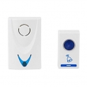 Gesto Baoji Plastic Wireless Remote Control Door Calling Bell (White) (Assorted Designs and colors)