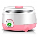 HSR Plastic and Stainless Steel 1L Automatic Yogurt Maker (Multicolour, 170x170x120mm)