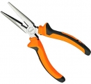 JAKEMY 8 Inch Professional Industrial Style Sharp-nose Long Flat Nose needle nose Pliers, Made with High-Quality CR-V Chrome Vanadium material, Non-Slip Ergonomic Handle – JM-CT1-4